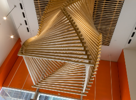 Organic Avenue Ceiling Fixture - Bryant Park, NYC Organic Avenue Ceiling Fixture - Bryant Park, NYC